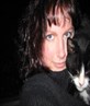 me, my mad hair, and a cat