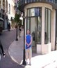 stood next to the rodeo drive sign