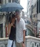 Me & Lum in Venice... in the rain...