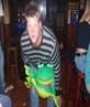 Me with the blow up frog