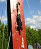 never try climbing upside down