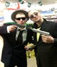 toby & me (out for m8s bday as gangsters,lol)