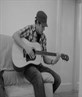 Playin guitar at Flat. Woo!