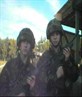 Army with best mate Scott, was only 17 lol