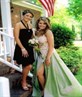 tay in black and me in green