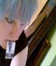 Blue hair - horrid picture - MIKE PATTON <3