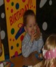 my son at his birthday party