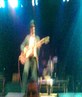 Pete struttin his stuff (blurry but good)