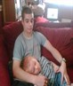 ME WI MI LITTLE BRO FALLEN ASLEEP ON ME LOL