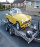 my race car on the way to Silverstone