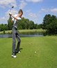 Did the ball end up in the water?