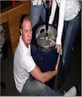 my good friend gary hugging the beer barrel! 