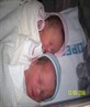 my twins at one day old
