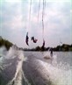 Me doing a backroll on a wakeboard