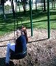 me on the tire swing