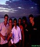 Me n the boys out side cafe mambo in IBIZA!!