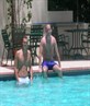 me an taylor at the pool in america