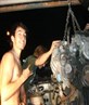 working on one of my cars...got to love it