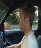 me driving... dont no whats happen with hair