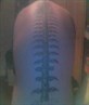 My spine tattoo finished