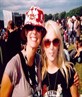 me in dannys hat with kay at leeds festival