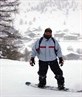 Snowboarding in Val D'Isere