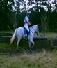 me and casey going into a water jump