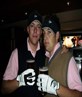 Me playing pub golf - im on the right!!