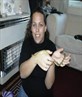 me with baby snake again. i love snakes!