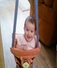 my wee girl reilly in her bouncer