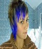 Whaaaa blue hair! Matches my bafroom right?