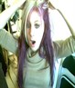 when i had purple hair exstentions