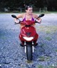rockin the moped....haha