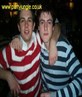 me n alex with our stripey tops !!!!
