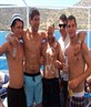 me n buddies on booze cruise in malia