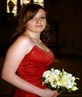 close up of me bein a bridesmaid