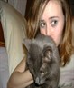 me and one of my cats hanging out haha