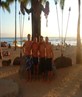 Mush, WIlls, Gary and me on Waikiki beach