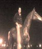 Sittin on the horse statue