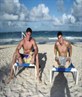 Me and Stephen at the beach in Cancun 2207