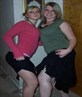 lol me and my sis flashing some leg!