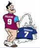 up the villa