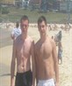 me n dom on bondi beach,thats relaxed muscle btw: