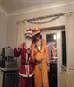 Me at a Fancy dress party. I am in orange