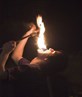 Me fire eating