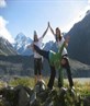 Being silly at Mount Cook