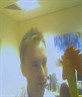 man and chicken