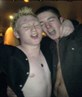 say on left me on right rather drunk :)