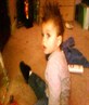 my lil man with a mohawk