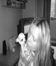 auntie always likes the kissies... eeww get away